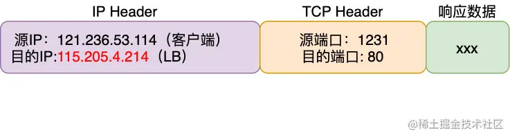 修改后的数据包