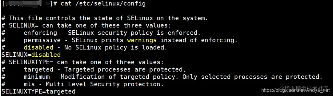 检查SELinux