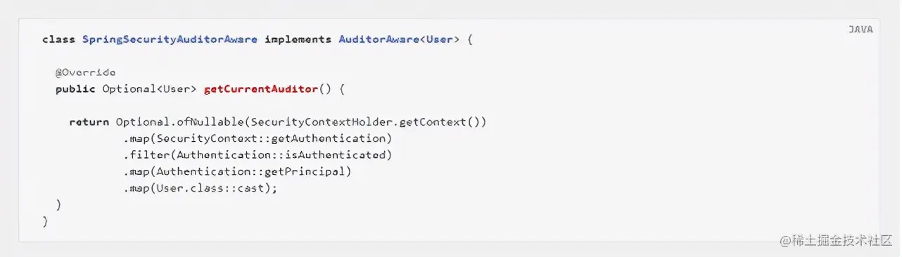 Spring Data Commons 审计