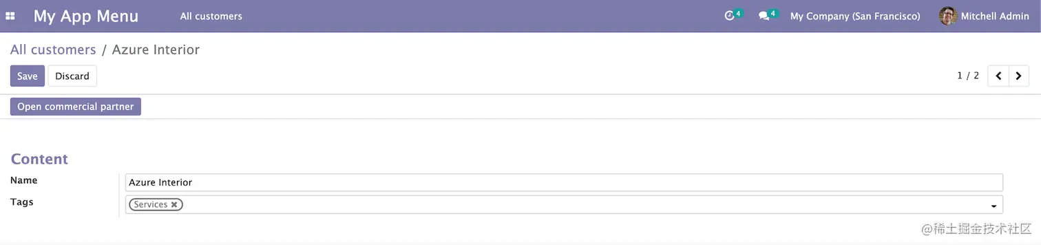 图9.1 – 表单视图截图