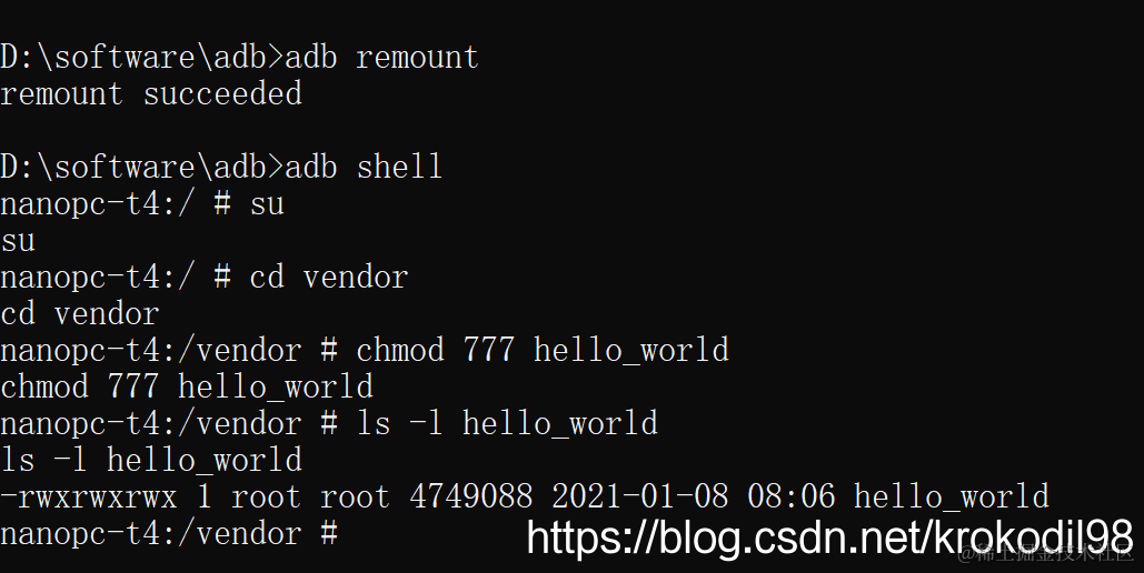chmod