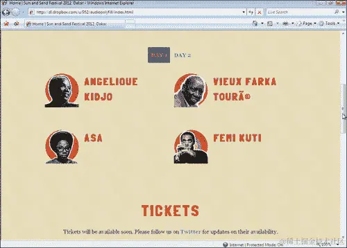 测试我们的网站