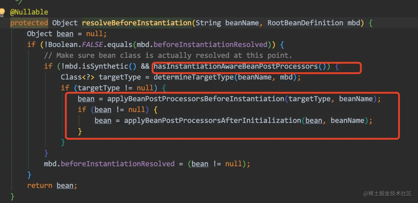 resolveBeforeInsatation