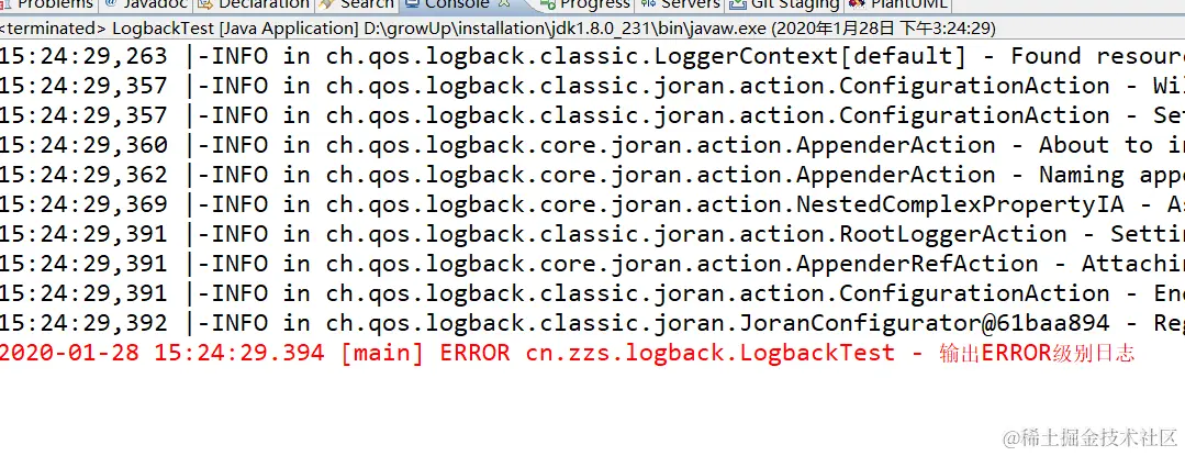 logback_ThresholdFilter