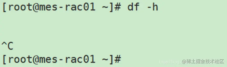 Linux执行df-h卡着不动，HANG住了，怎么
