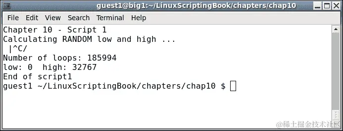 第十章 - 脚本 1