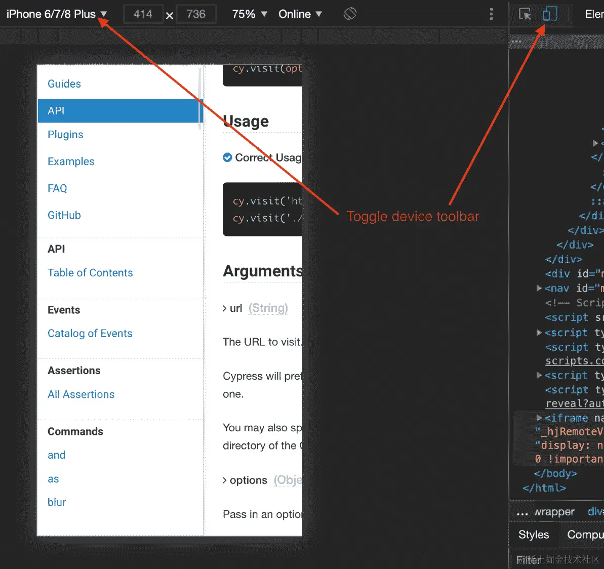 图 12.2- iPhone 6 移动视口