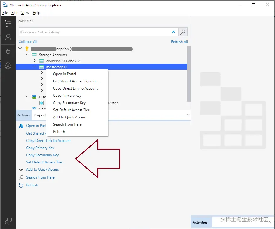 Get Shared Access Signature