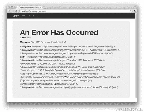 测试我们的异常处理程序