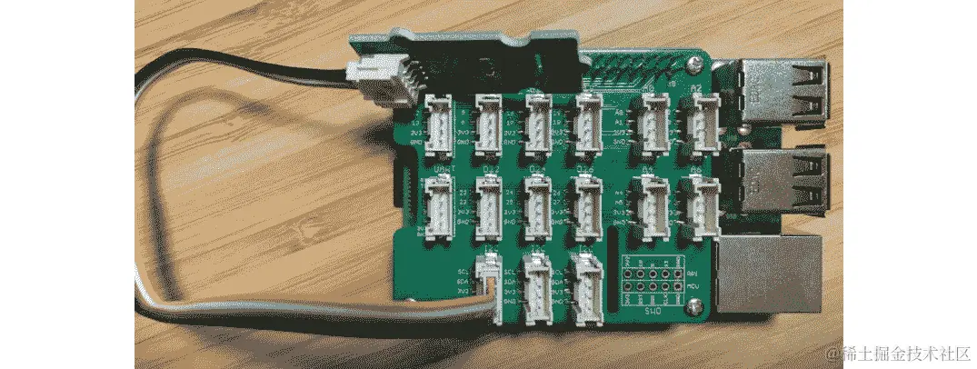 图 10.1 – 连接温湿度传感器到你的树莓派