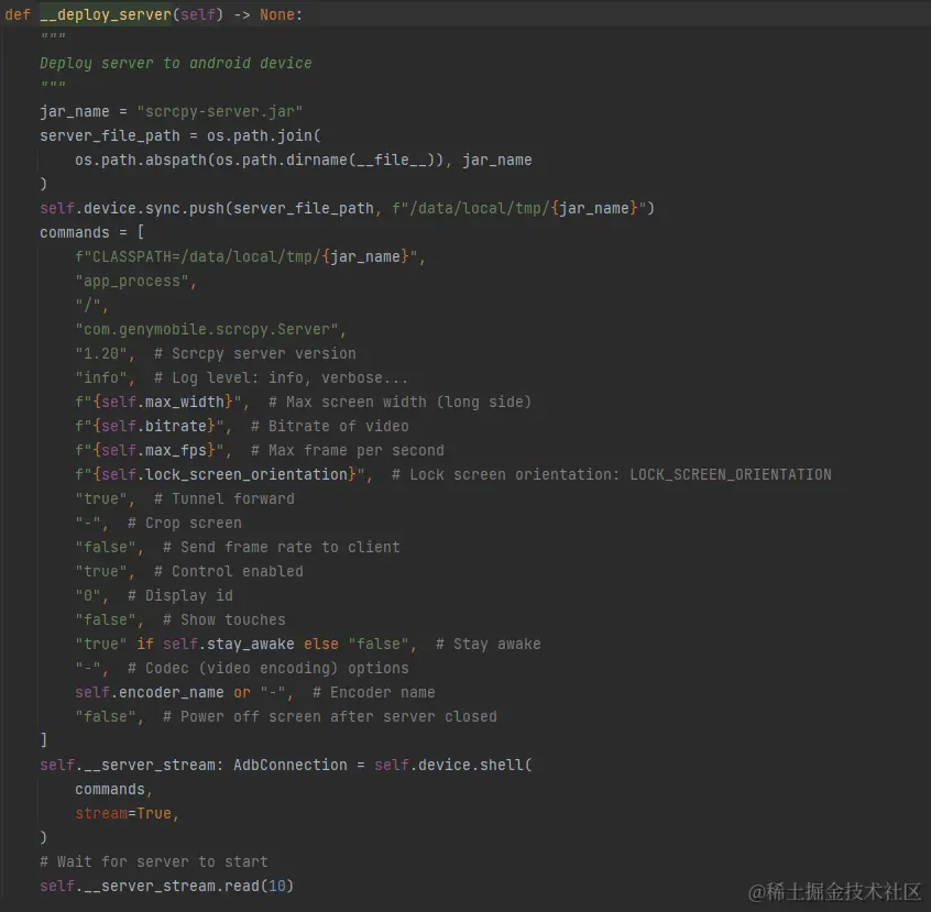 Android投屏-scrcpy投屏流程简单分析-python本文主要介绍了Android下scrcpy投屏流程简单分析 - 掘金