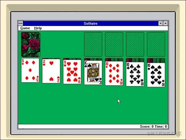 Windows 3.1 Solitaire
