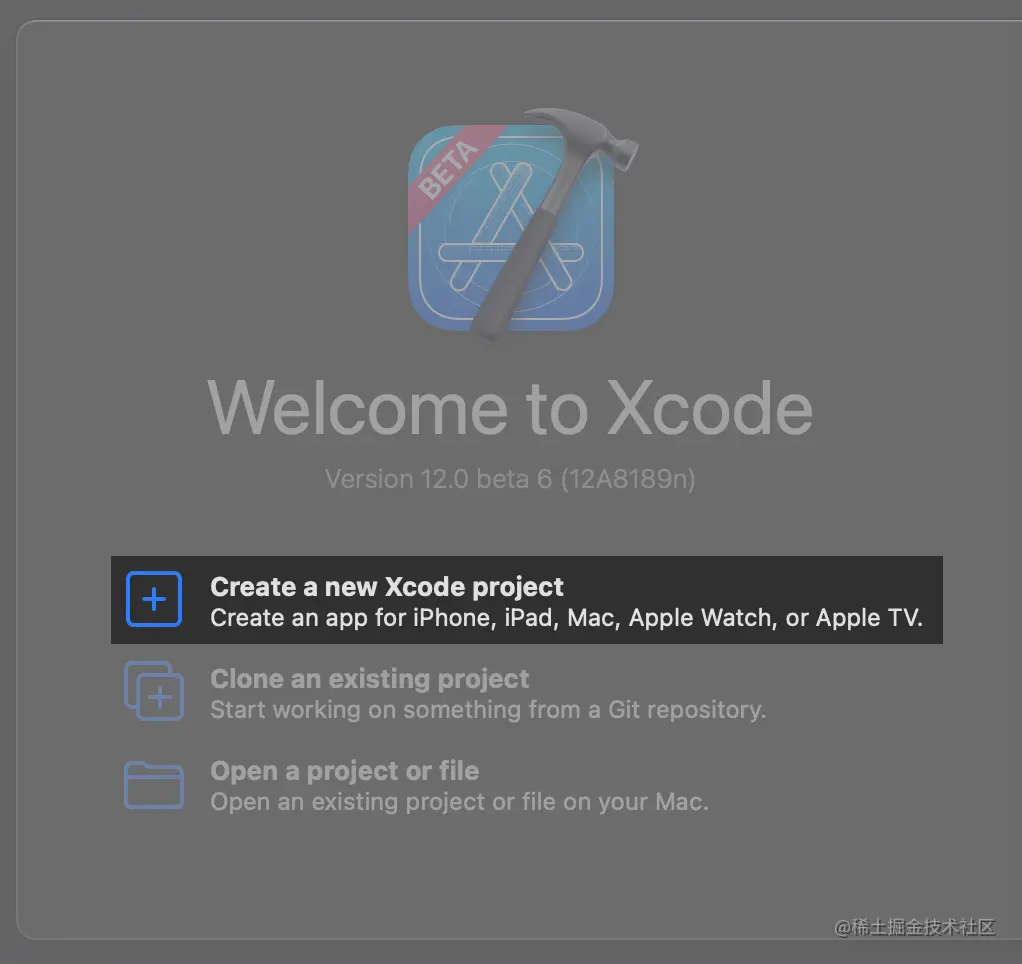 create project