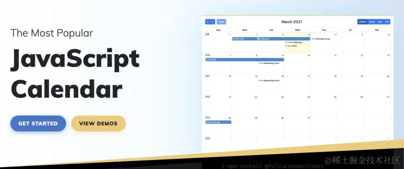 FullCalendar