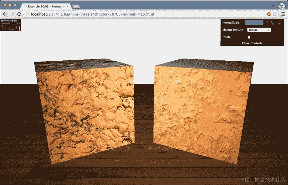 使用法线贴图实现更详细的凸起和皱纹
