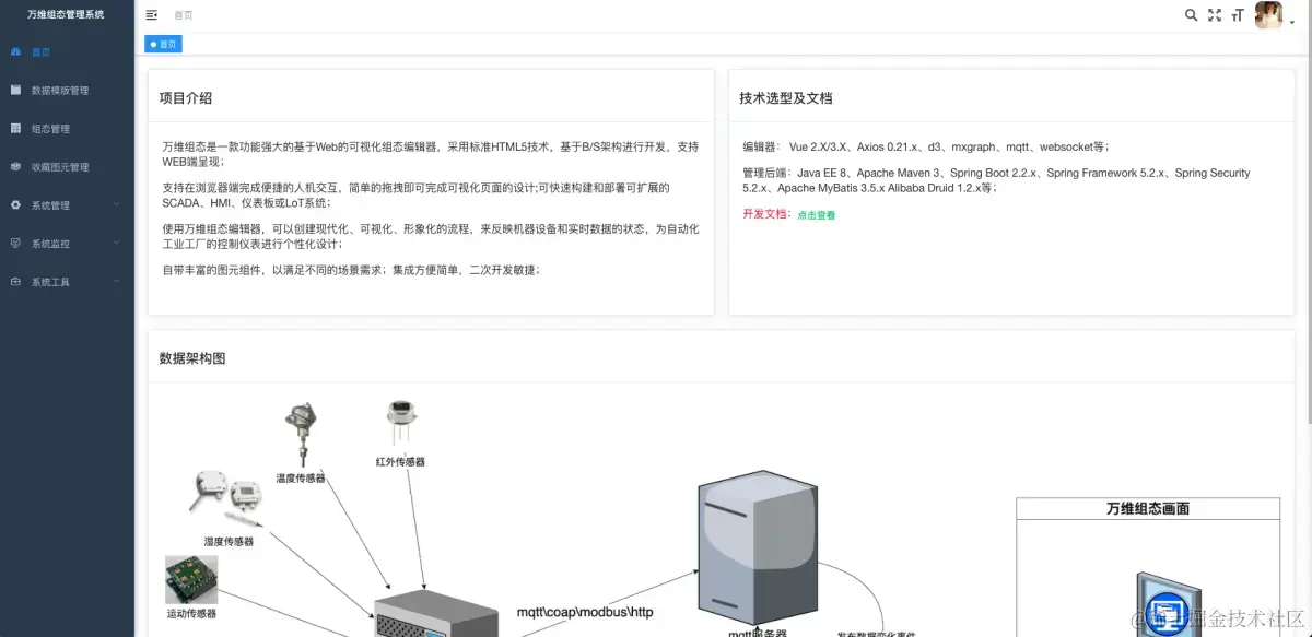 万维组态后端DEMO