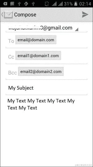 使用 SEND 动作共享