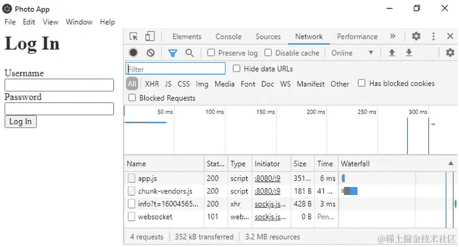图 4.1 – Electron 应用程序窗口