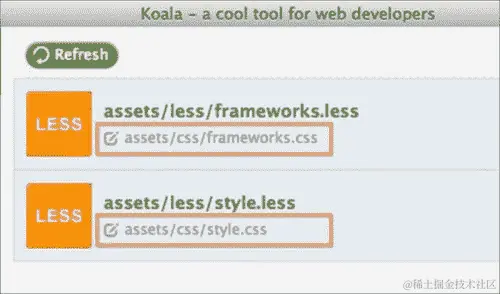 采取行动-使用 Koala 将 LESS 编译为 CSS