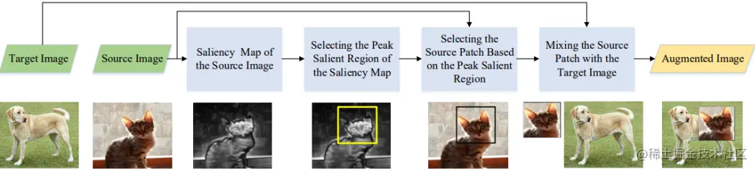 SaliencyMix data augmentation procedure