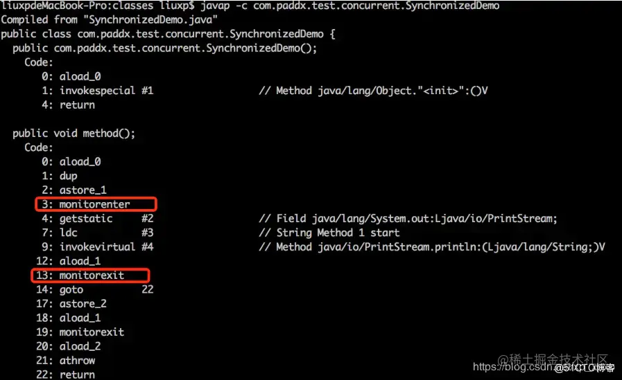 方法字节码展示