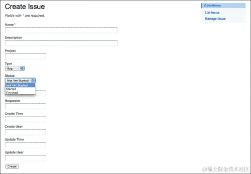 添加状态下拉菜单：自己动手做