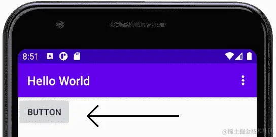 图 2.10 – 按钮位置不正确