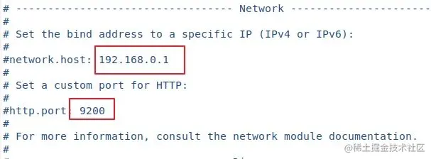 找到监听接口和端口进行修改