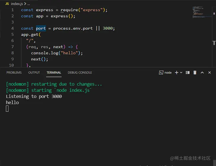 Example Node Js Logging Method Using Express Middleware