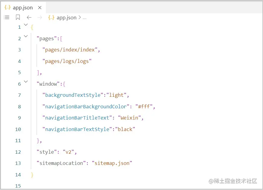 1-24 app.json 文件