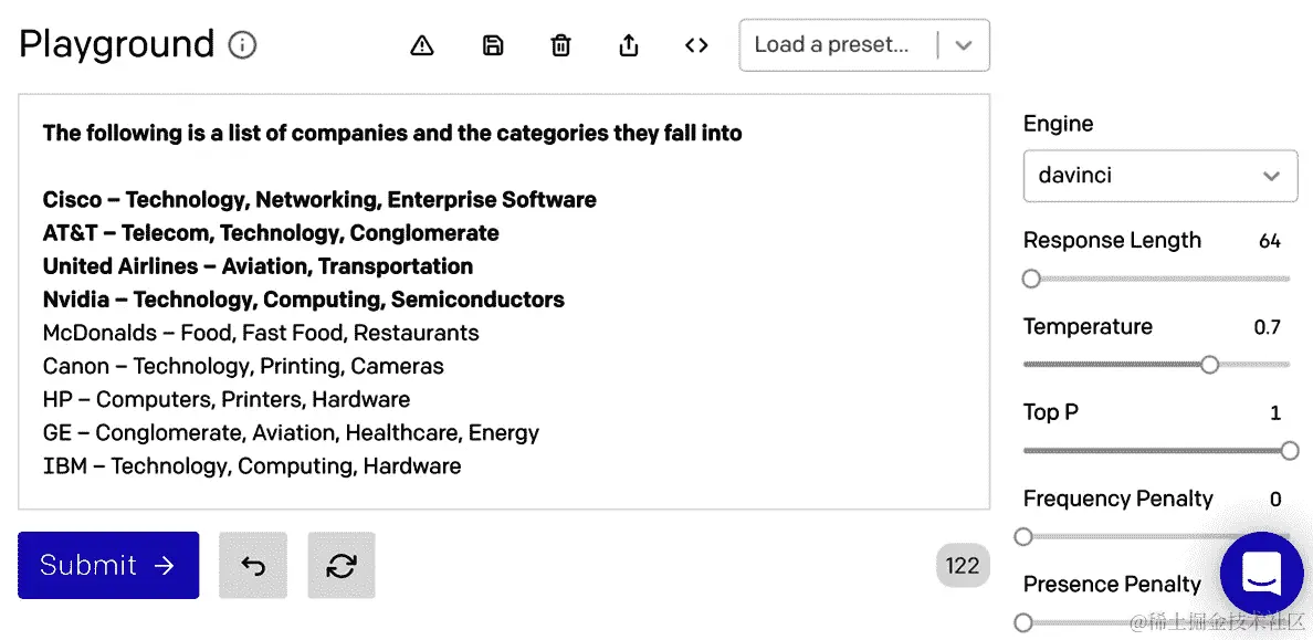 图 2.5 – 文本生成示例 – 列表生成