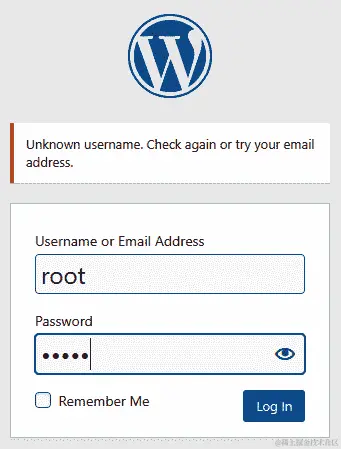 图 9.18 - 找不到用户名