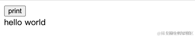 浏览器出现print