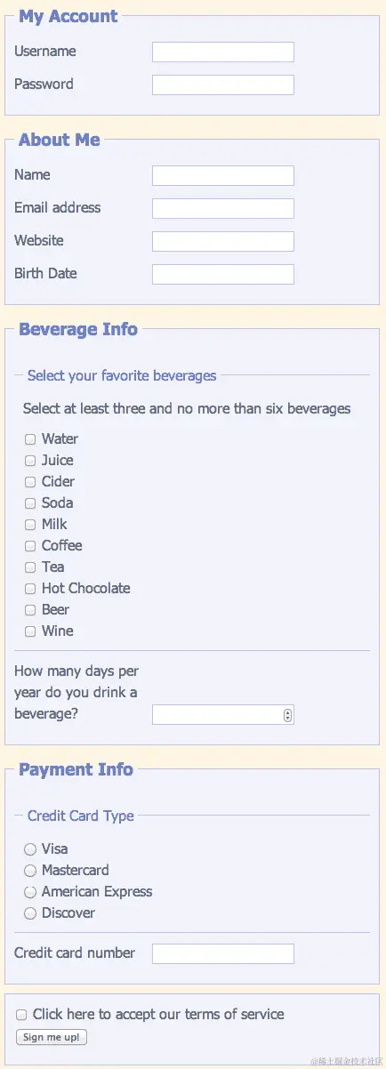 行动时间——设置 HTML5 网页表单