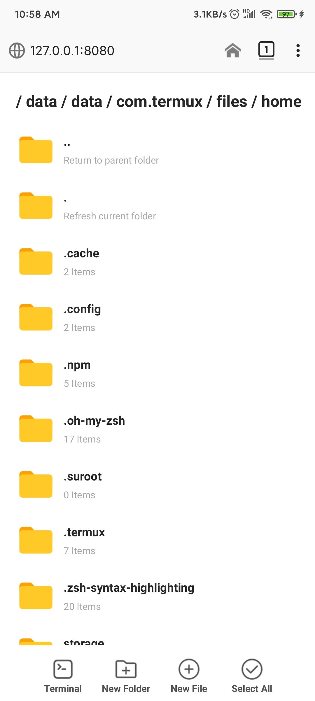 Finux--为Termux设计的文件管理器 | OrangeX4's Blog