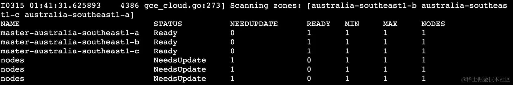图 18.24：检查所有主节点是否已升级