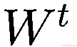 {W}^{t}