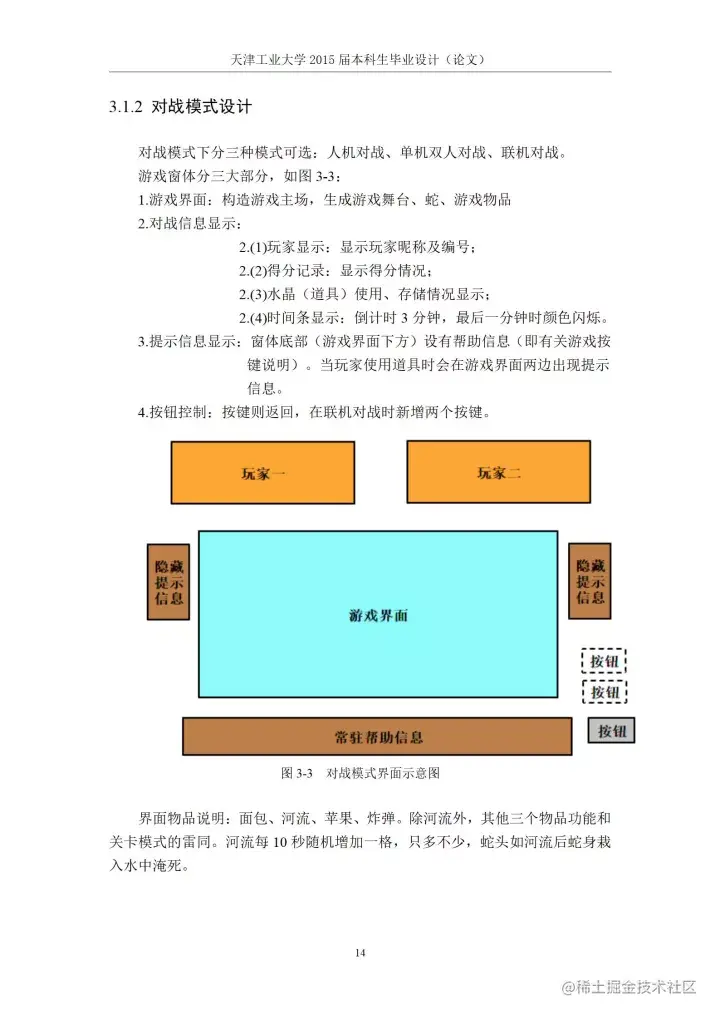[开题报告+论文+源码]基于J2SE的贪吃蛇游戏的设计与实现