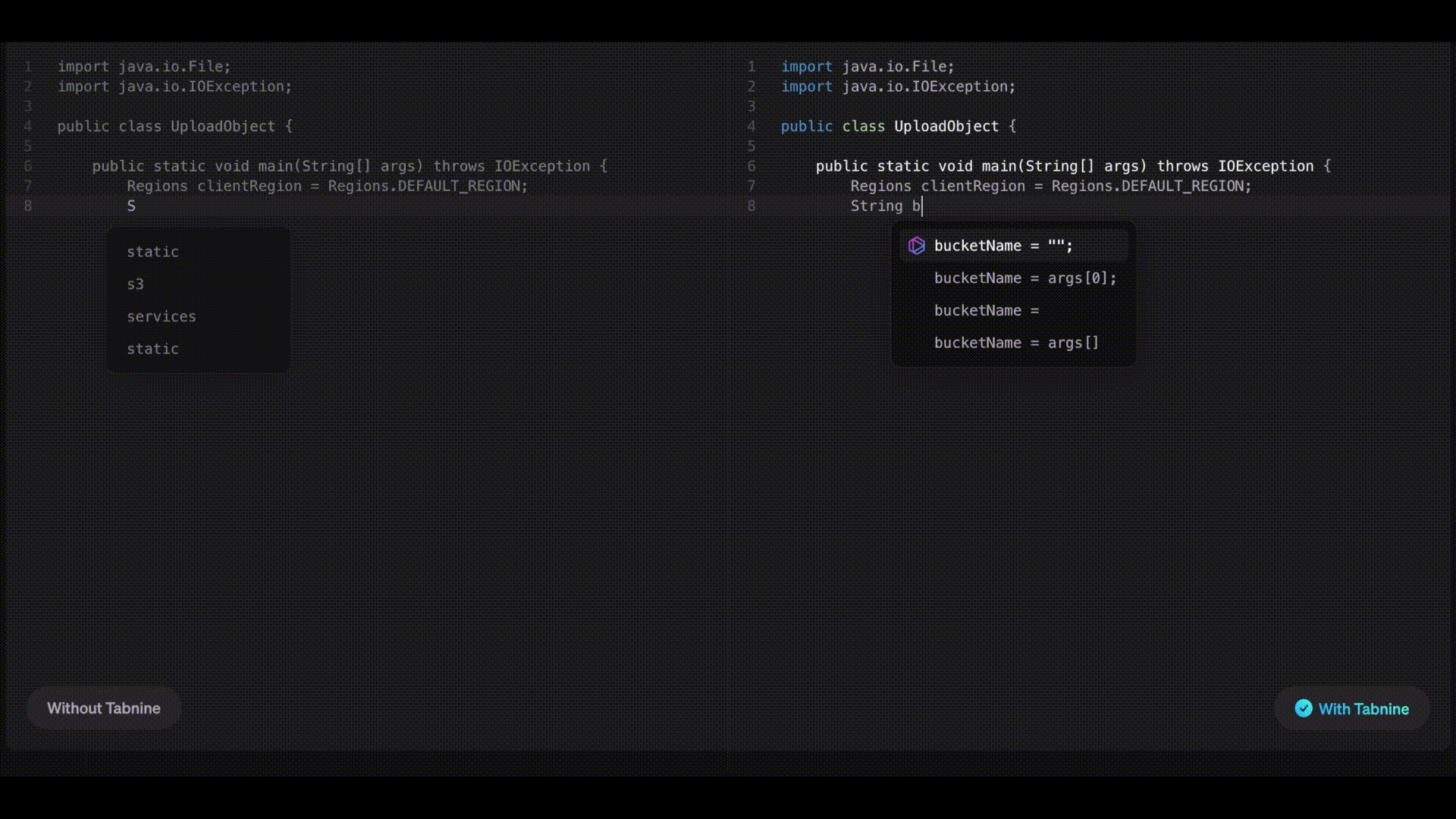 with-and-without-tabnine-java