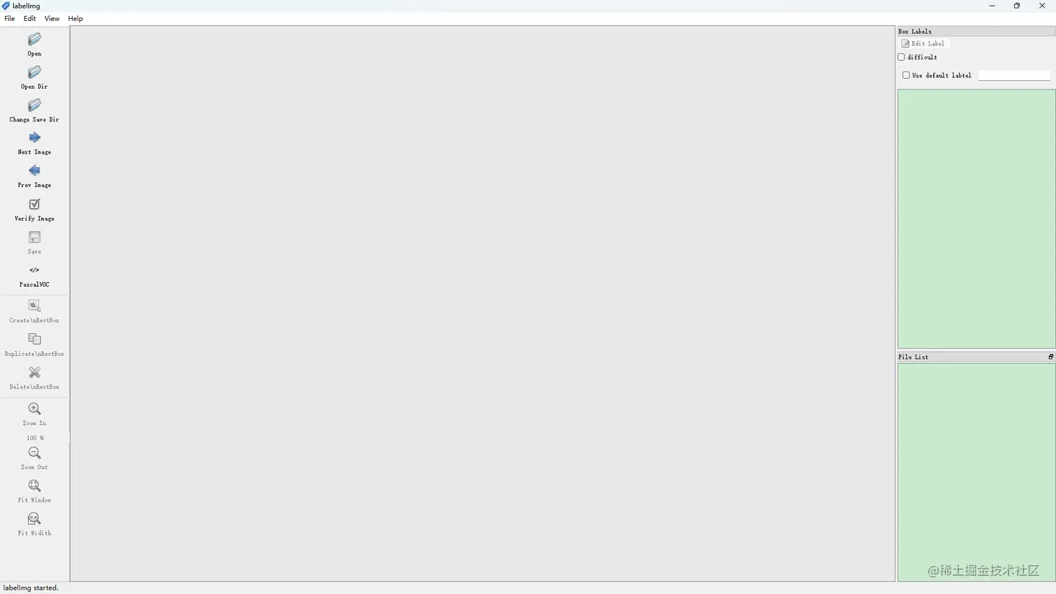 labelImg.exe界面