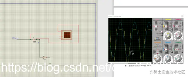 图4 A检波2仿真电路图