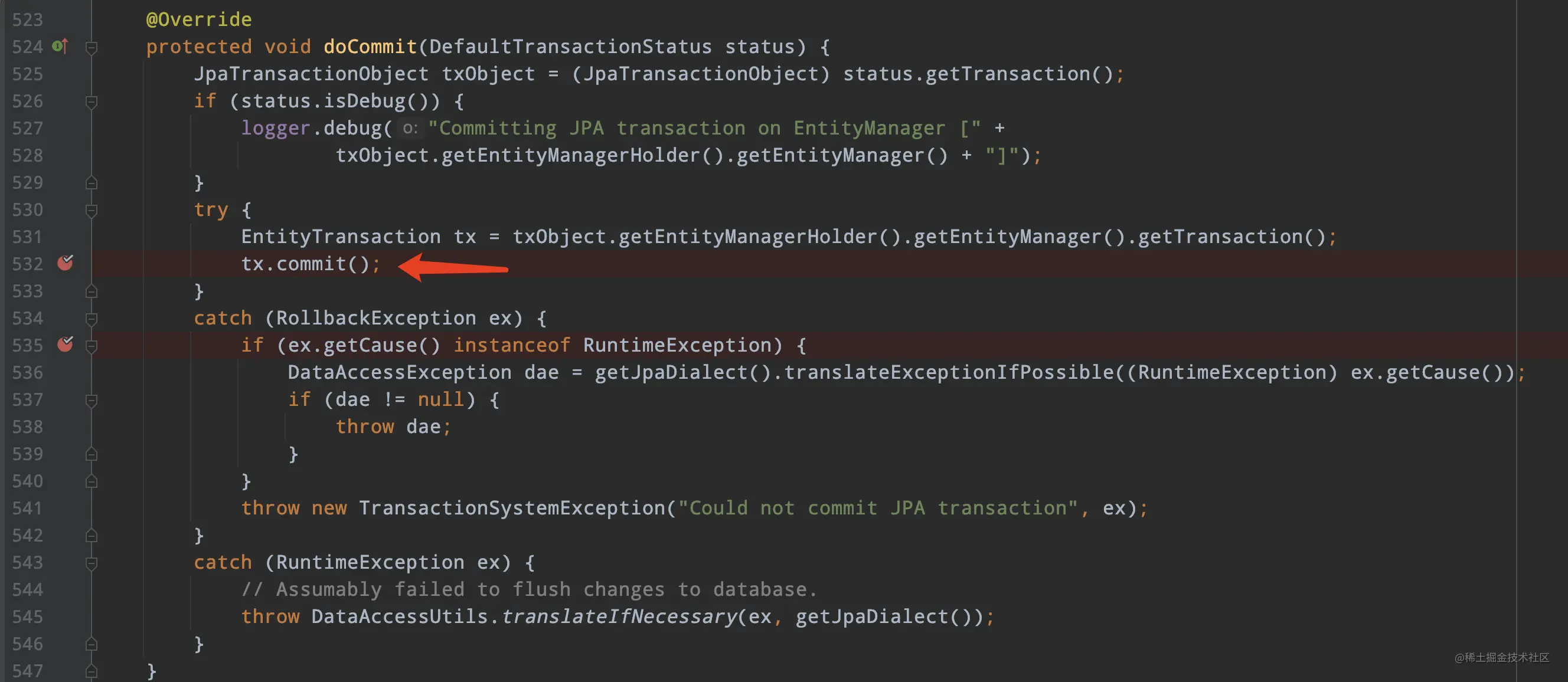 org.springframework.orm.jpa.JpaTransactionManager