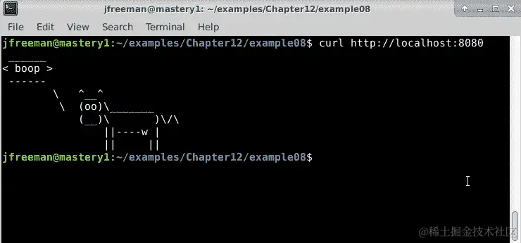 图 12.14 - 检索使用 Ansible 创建和运行的容器的结果