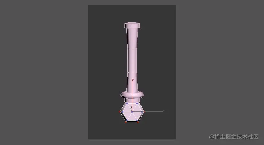 最终的剑柄模型