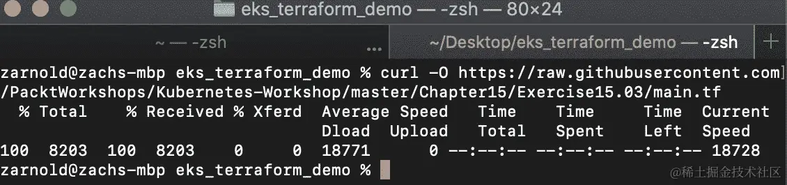 图 15.30：下载修改后的 Terraform 文件