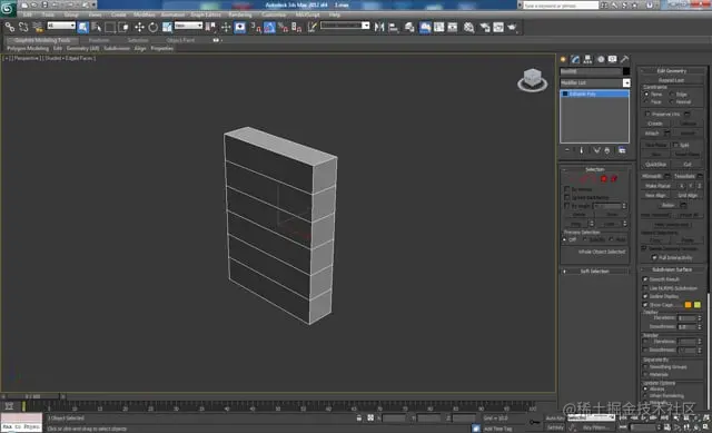 3D 工作室最大建模教程未来派螺栓枪