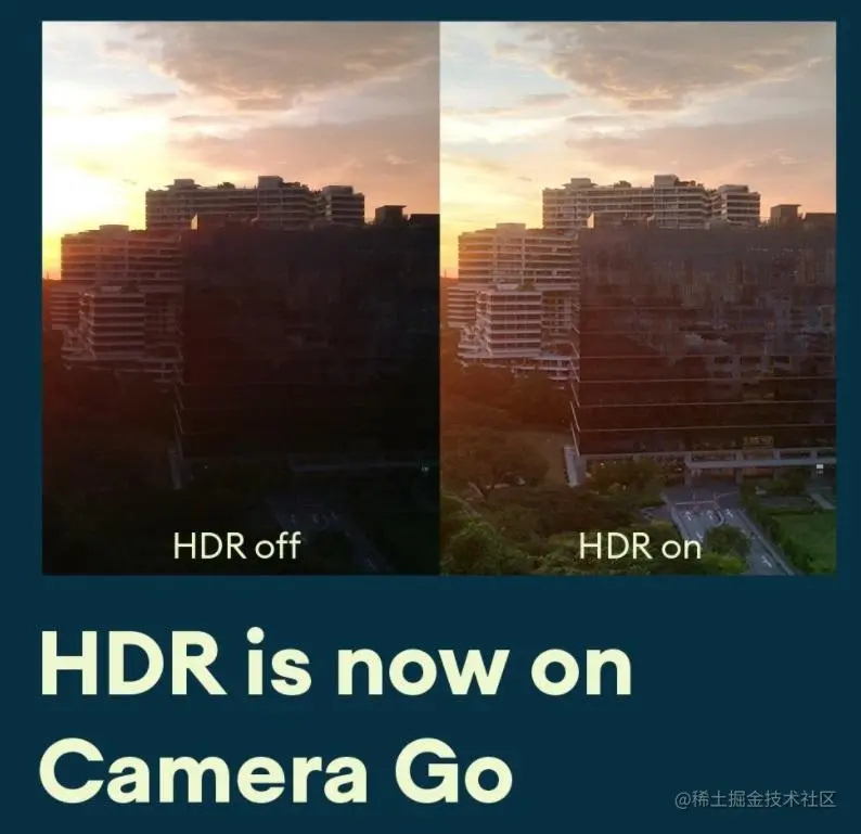 Camera Go 支持HDR