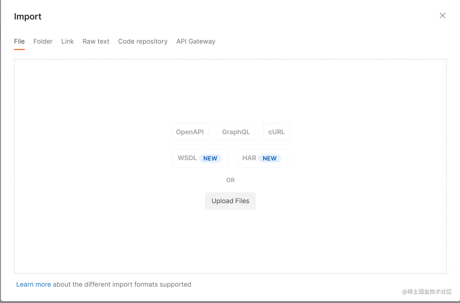 Postman的导入功能