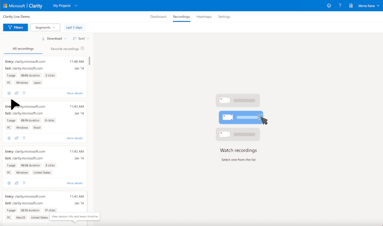 体验用户所看到的