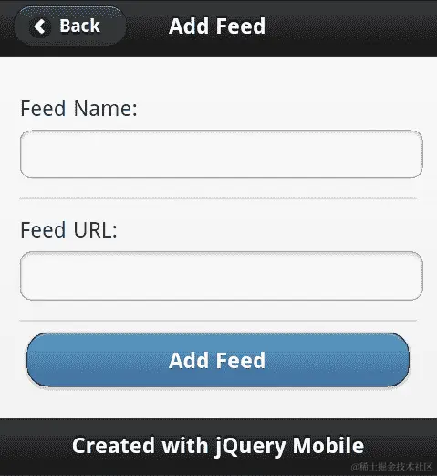 RSS 阅读器 — 应用程序